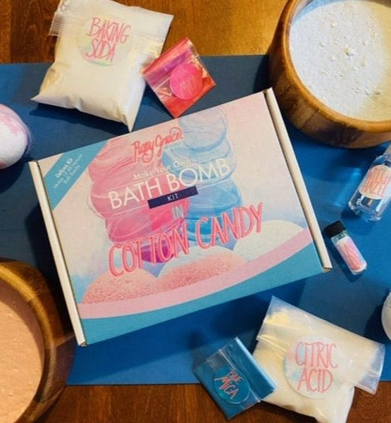 Cotton Candy Bath Bomb Kit - DIY Crafts (Makes 12)