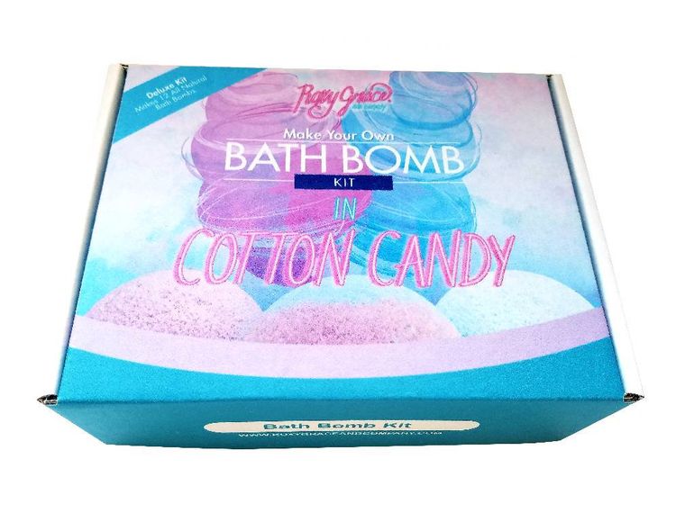 Cotton Candy Bath Bomb Kit - DIY Crafts (Makes 12)