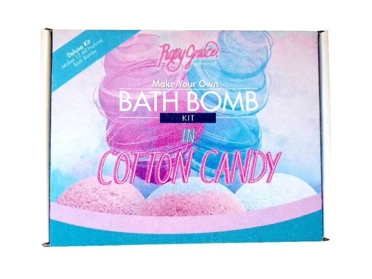 Cotton Candy Bath Bomb Kit - DIY Crafts (Makes 12)